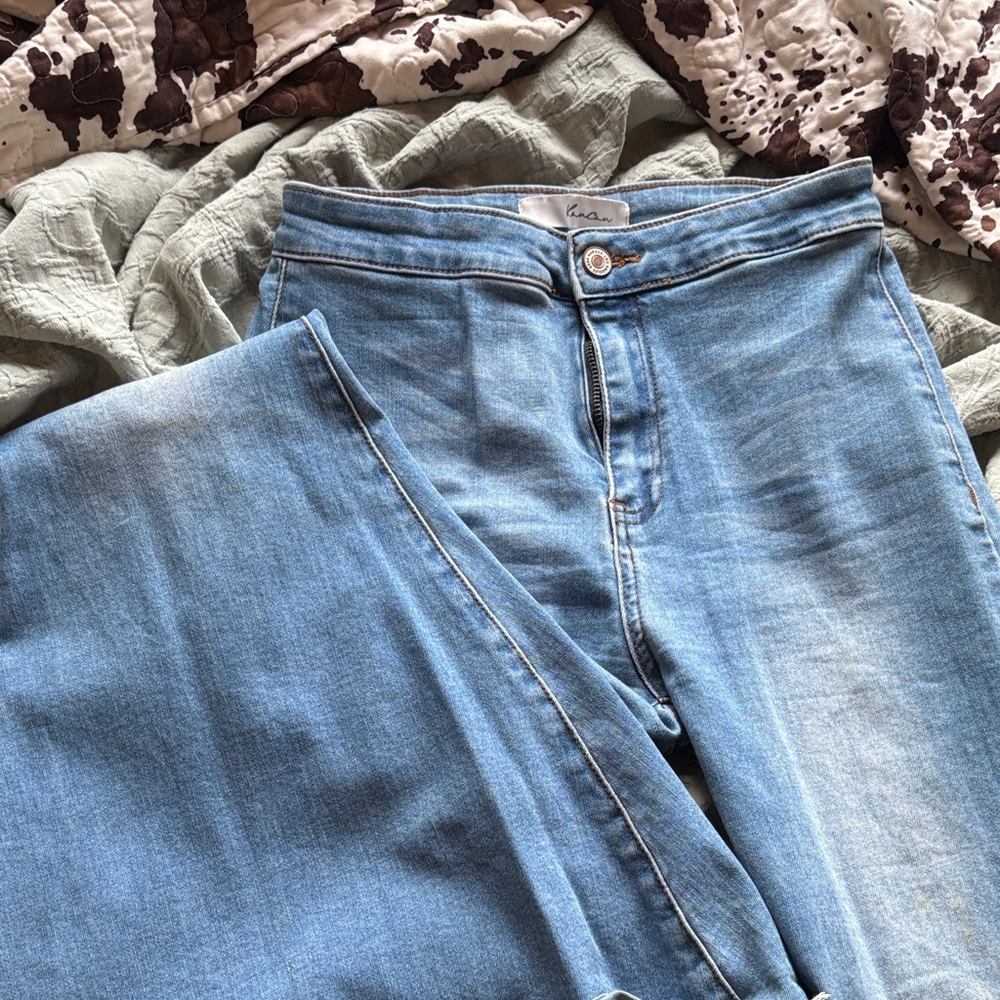 KanCan Light Blue Women's Flare Jeans